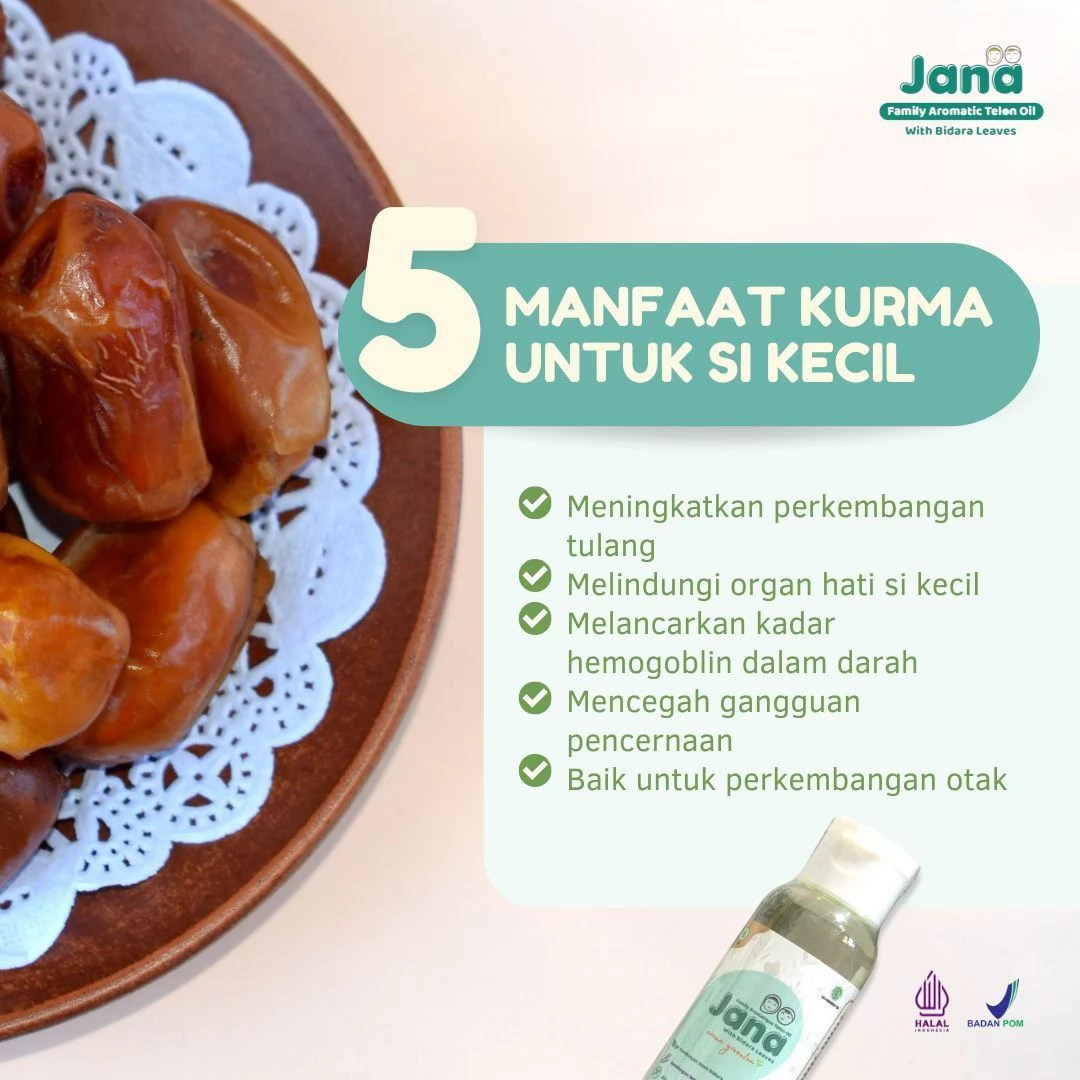 5 Manfaat Kurma untuk Si Kecil